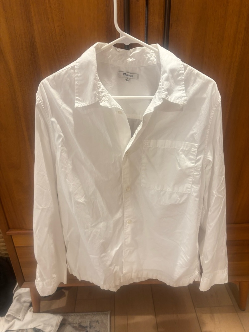 Madewell Crisp White Collared Shirt